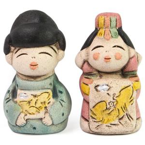[박씨상방] 도자기 커플인형 냉장고자석(신랑신부)