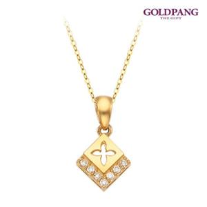 골드팡 18k 클로버에반 펜던트