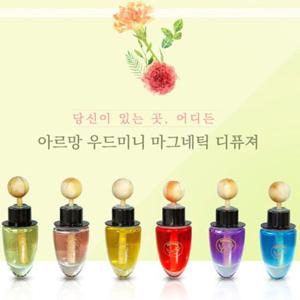 우드미니 마그네틱 디퓨져방향제 /가정.차량용방향제