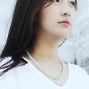 JADE U 제이드유 춘천옥 한줄 십자가메달 옥목걸이 J-107