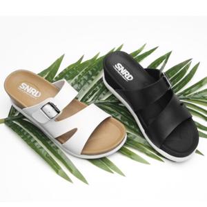 [무료배송] Summer 국내생산 키높이(5.5cm) 여성 통굽-밴딩샌들