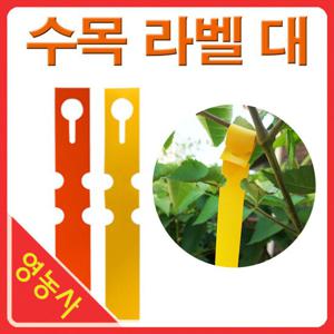 수목라벨 대 100매 식물이름표 나무이름표 띠라벨 원예