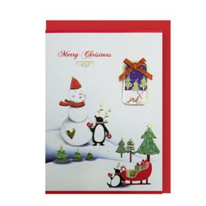 크리스마스카드/성탄절/ x-mas 사랑배달중 card (FS1012-4)