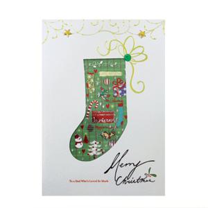 크리스마스카드/성탄절/ x-mas 소원양말 card (FS201-3)
