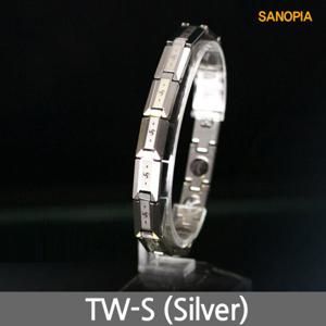 사노피아 게르마늄 텅스텐 팔찌 TW-S (실버)