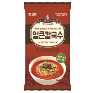 샘표 얼큰 칼국수