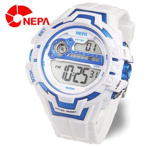 [네파] NEPA 랩타임 스탑워치 군인용 스포츠시계 N239-WHITE
