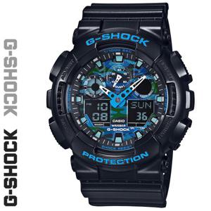 CASIO 지샥 GA-100CB-1A 빅페이스 카모플라주 쿨블루