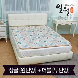 일월 듀얼하트 워셔블 카본 전기매트_더블(140x180)_디지털(투난방)