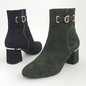 Kitten Hill 앵클 부츠 KB0084 그린카키/블랙 6cm