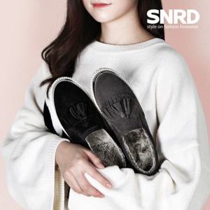 [무료배송][Gadae] 국내산 여성 방한 털(Fur)슬립온[SN188]