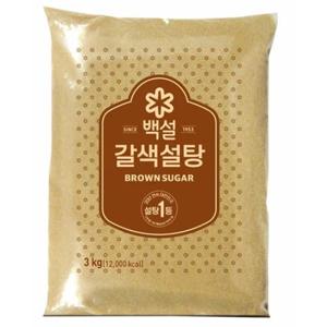 백설갈색설탕3k
