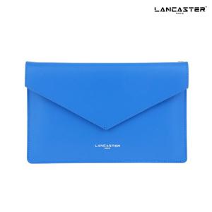 LANCASTER 퓨어 매트 클러치 스몰 (222_13_BLEU_CYAN)
