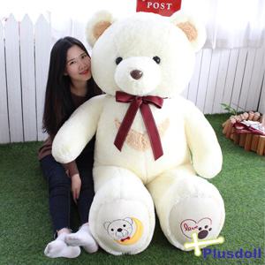 2018뉴 반달곰 러블리베어 크림색 155cm/큰곰인형/반달곰인형