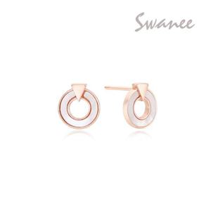 스와니 시크 자개 귀걸이 (R412506E/SILVER)