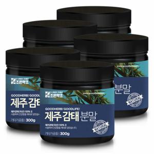제주 감태 100% 가루 300g x 5개