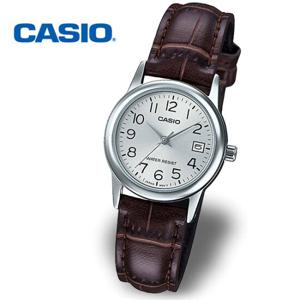 [정품] CASIO 카시오 여성 정장 가죽시계 LTP-V002L-7B2DF