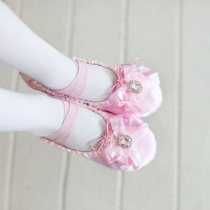리본쥬얼리 핑크공단 유아 아동 키즈 발레용품 발레슈즈 발레복