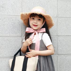 미니핑크햇 아동여름모자/아동밀짚모자/어린이여름모자