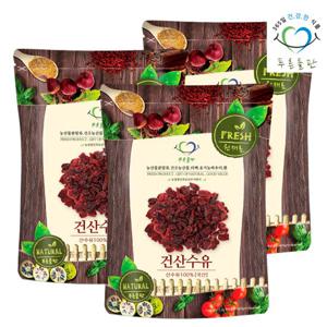 푸른들판 국내산 건조 산수유 500gx3 씨앗제거 산수유열매차
