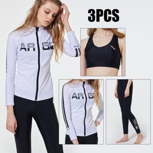 [아르고]여성 래쉬가드세트 3PCS LINE(WH)_3LE