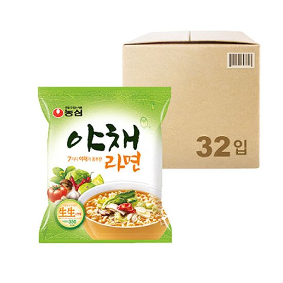 [농심] 야채라면 (100g x 32개)