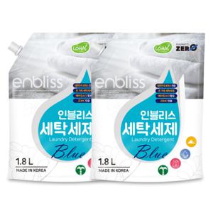 인블리스 베이킹소다 블루세제 1.8L (리필) x2개