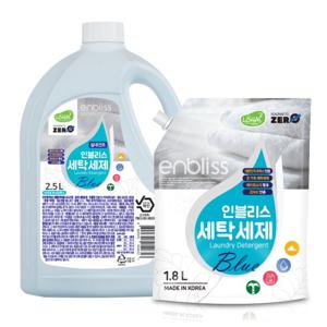 인블리스 베이킹소다 블루 실내건조 세탁세제 2.5L+1.8L