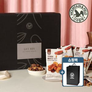 [산과들에]바삭달콤 고급간식 원데이메이플넛츠 50봉박스+쇼핑백 (가정의달선물추천)