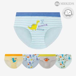 [순면]디노 아동 남아 삼각팬티 5종세트
