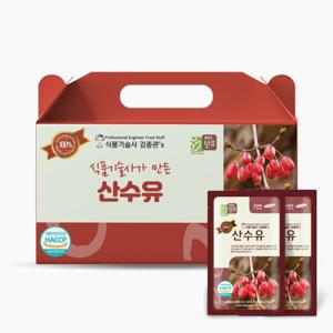 네오보감 식품기술사 김종관 전남 구례산 100% 햇산수유즙 30포