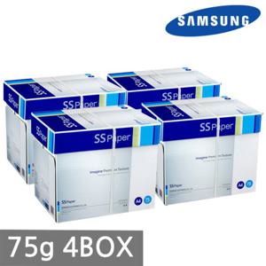 삼성 SS페이퍼 A4 복사용지(A4용지) 75g 4BOX