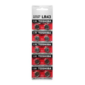 도시바 TOSHIBA LR43 포장 10개입 1.5V 70mAh
