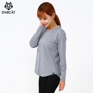 스타캣 요가복 상의 필라테스복TL09W4 루즈핏 긴팔티