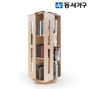 동서가구 그로우 그립형 자작 원목 회전 책장 DF910623