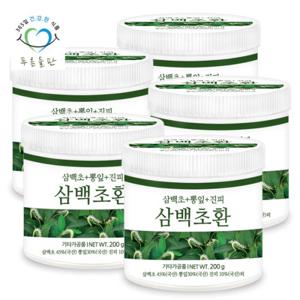 푸른들판 국내산 삼백초환 200gx5(통) 삼백초잎 뽕잎 상엽 진피