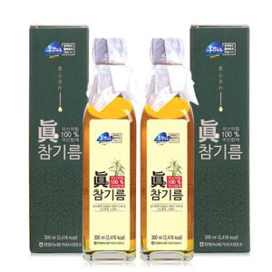 [영월농협] 동강마루 국내산 진참기름 300mlx2병
