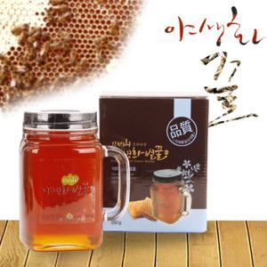 [강원양봉] 프리미엄 야생화꿀 핸들컵 550g(1병)
