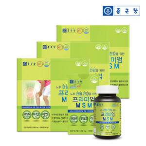 (12개월분) 종근당 프리미엄 MSM 엠에스엠 비타민D 아연 120정 6병