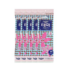 태화 고무장갑 중 올에이(5개)