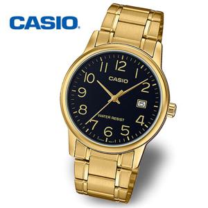 [정품] CASIO 카시오 남성 금장 정장 메탈시계 MTP-V002G-1B