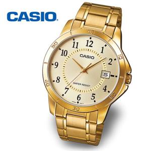 [정품] CASIO 카시오 남성 금장 정장 메탈시계 MTP-V004G-9B