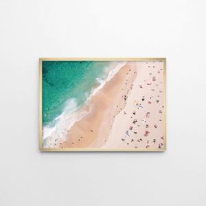 [라이크리빙] 해변 사진 거실 벽 인테리어 액자 포스터_50x70cm