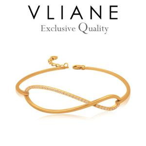 [브리앙] 18K 인피니티 뱅글 팔찌 (금팔찌,여자선물,링팔찌)