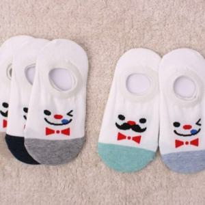 [키즈노리]J 스마일_3족 유아동 양말덧신