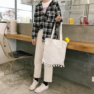 플로레스 큐트볼 캔버스 에코백 FC1003-15