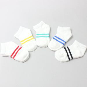 [주크(JOOC)] V트로이망사 발목 5켤레 세트 아기 유아 아동양말