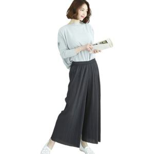 플리츠팬츠 여름바지 밴딩 주름바지 슬랙스 면바지 와이드팬츠
