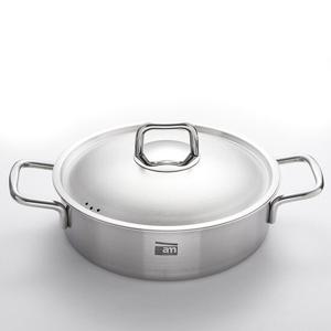 스토브몬 am 프리미엄 통3중 스텐냄비 전골 24CM