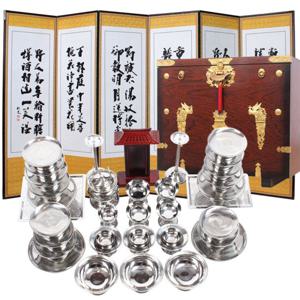 [남원공방] BS-D 스텐제기 37P + 제기함 + 제사병풍